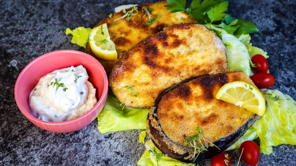 Auberginenschnitzel mit Rezept