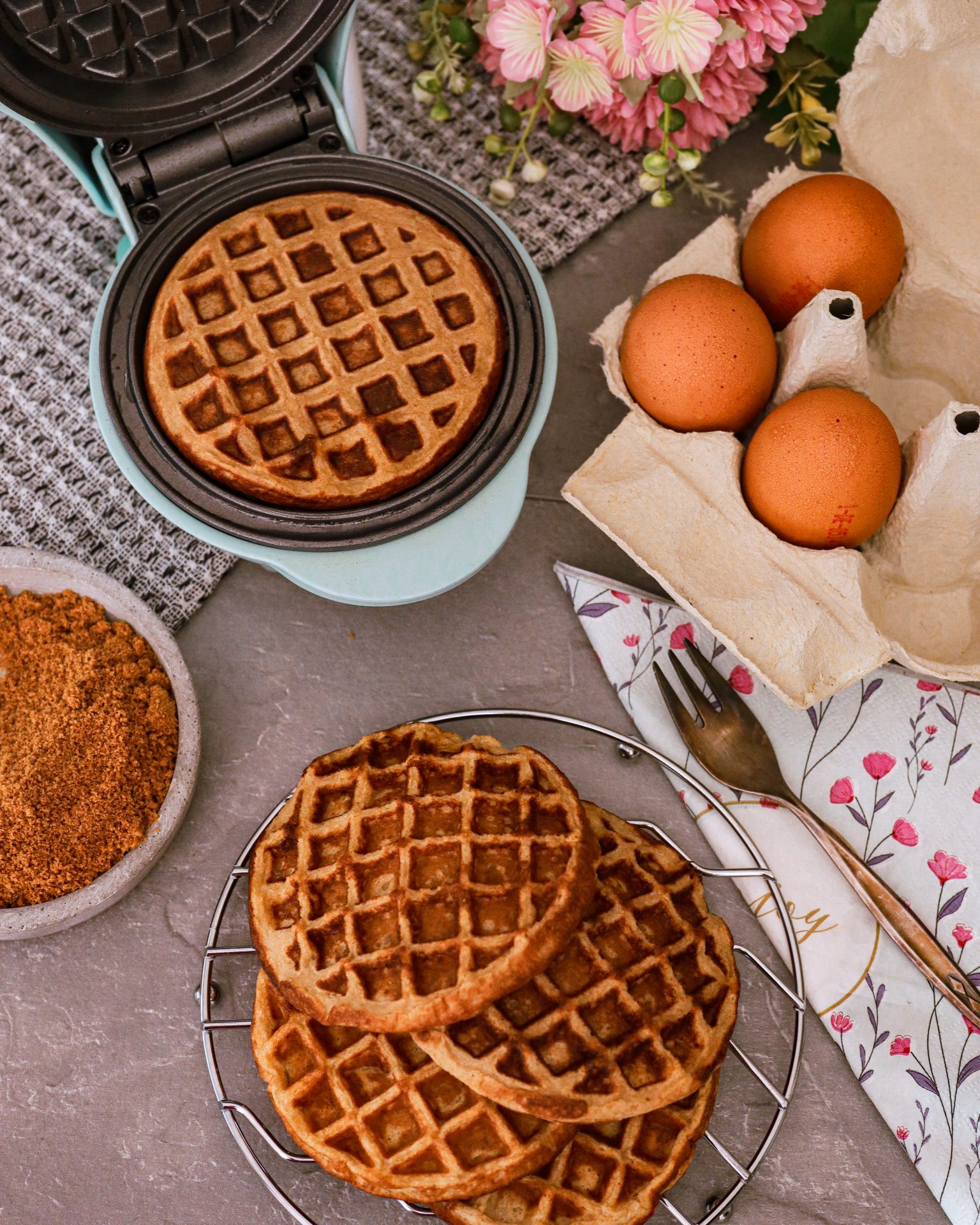 Rezept Bananen-Quark-Waffeln
