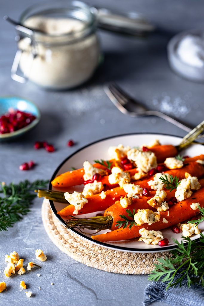 Rezept Karotten mit Fetacrumble