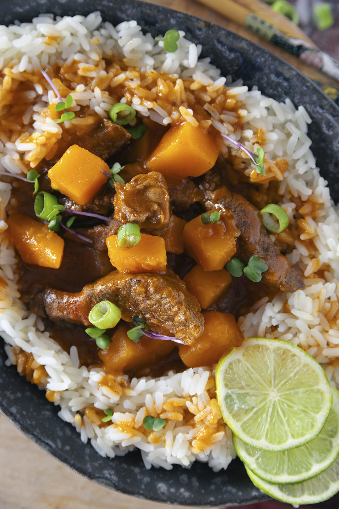 Rezept Rindfleisch-Kürbis-Curry