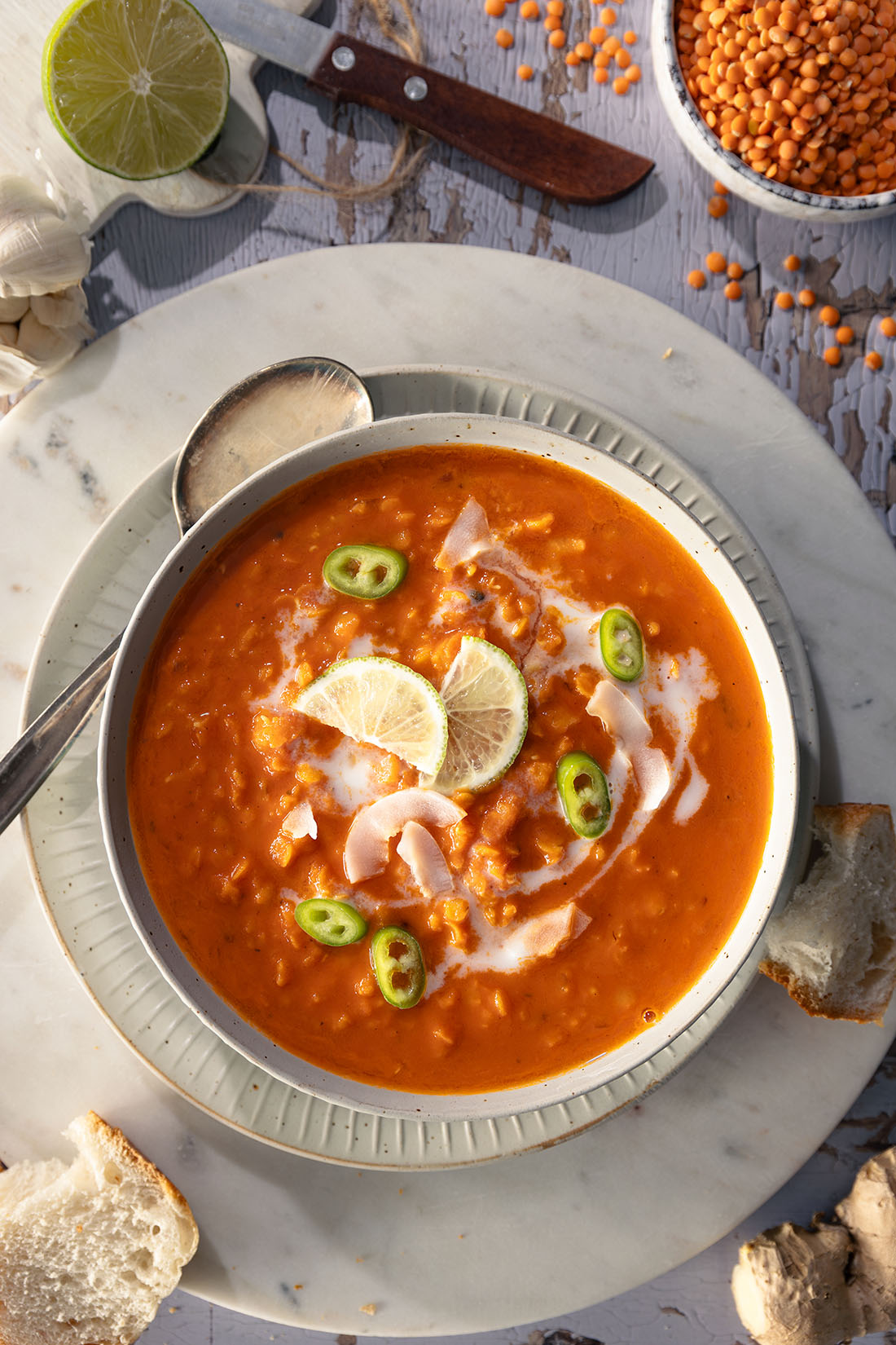 Rezept Rote Linsensuppe