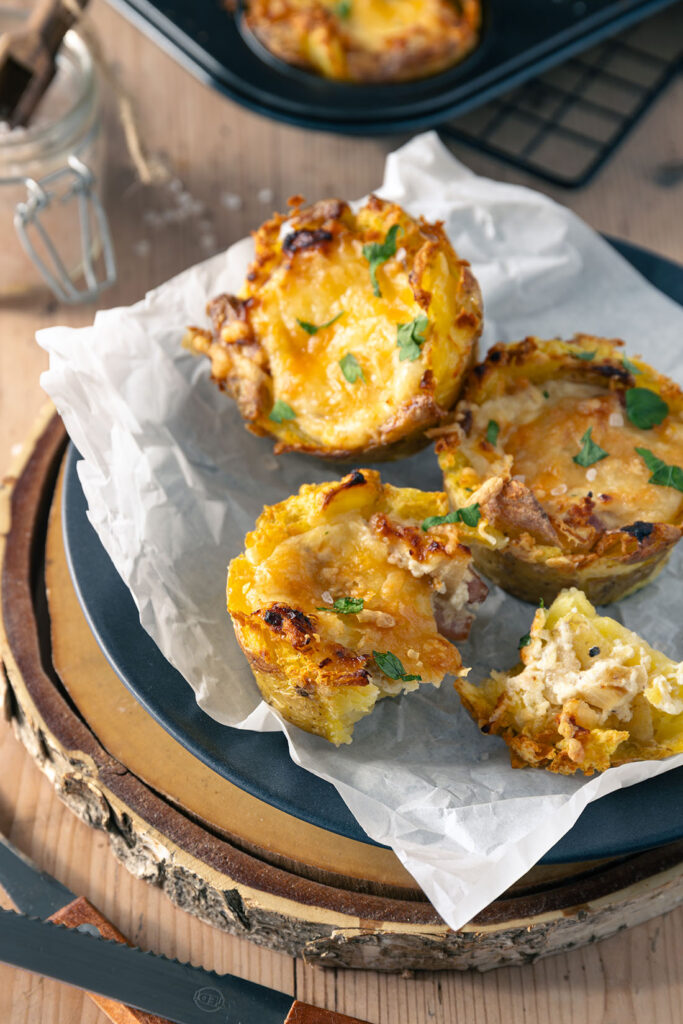 Rezept Smashed Potato Muffins