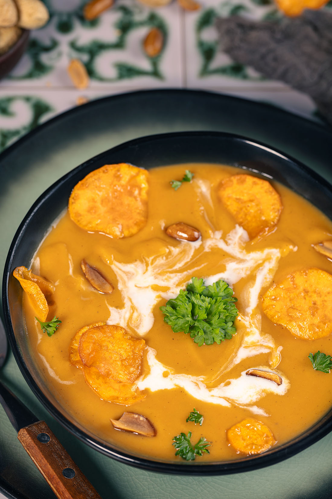 Rezept Süßkartoffel-Erdnuss-Suppe