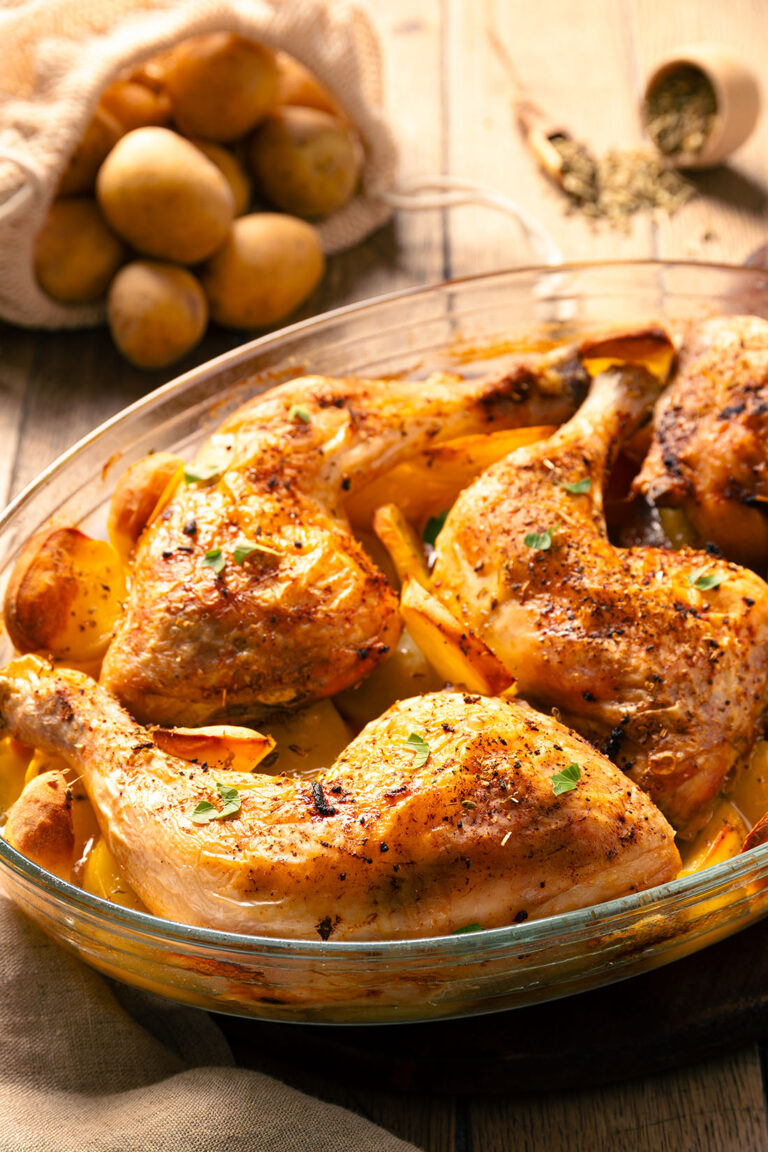 Ofenkartoffeln mit Hähnchen Schnell & einfach! Rezeptliebe by Claudia Essen für die ganze