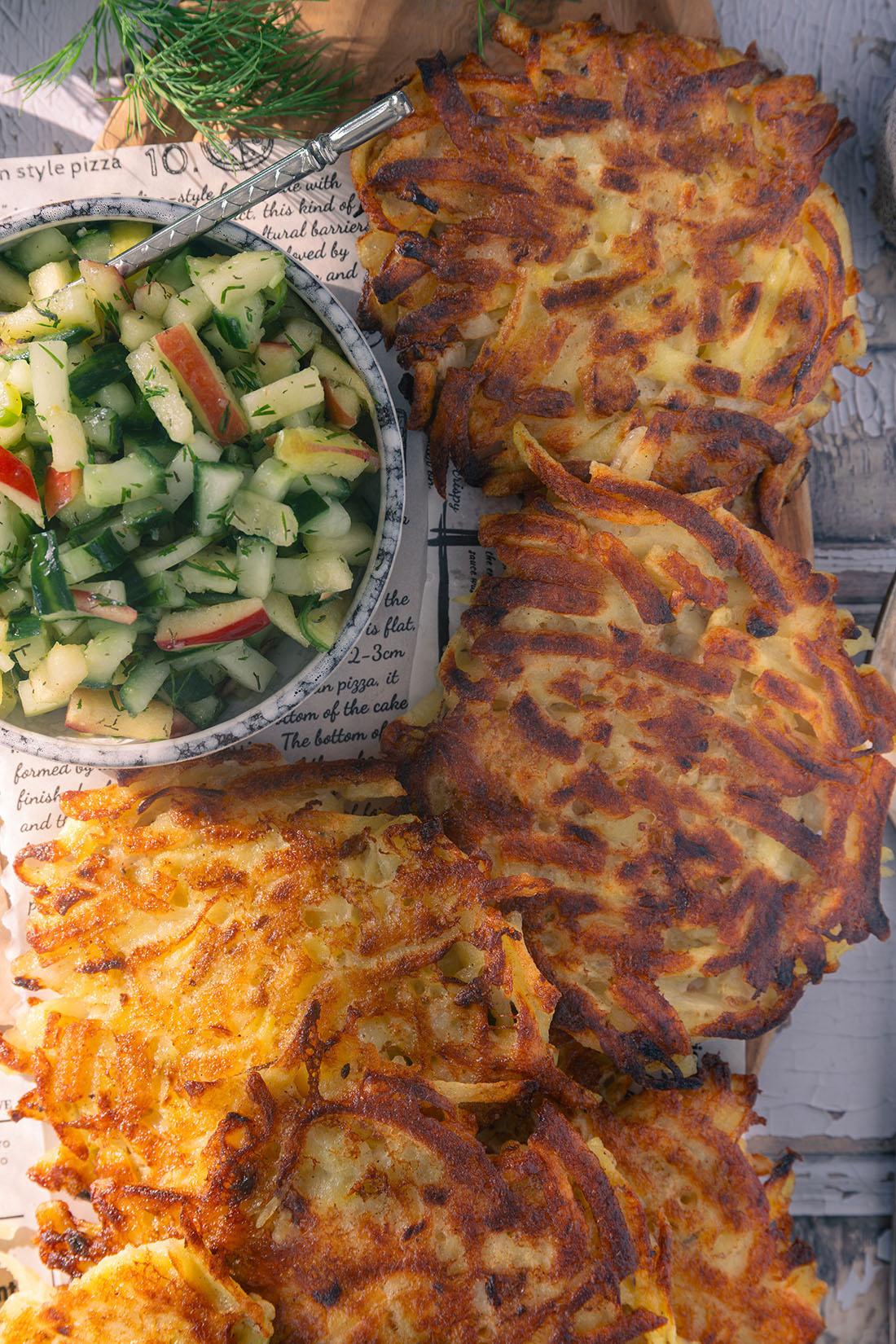 Rezept Schweizer Rösti mit Gurken-Apfel-Salsa
